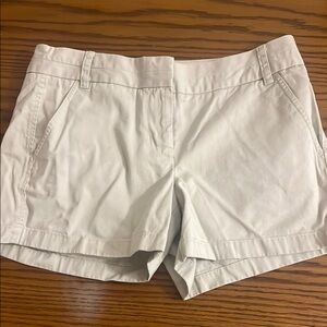 J. Crew Tan Chino Shorts Classic Design